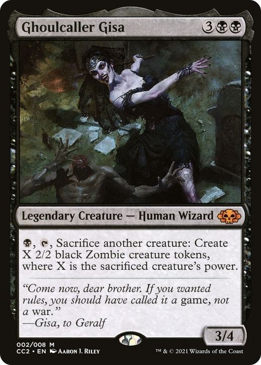 Ghoulcaller Gisa in the group Magic the Gathering / Types / Creatures / Wizard at Proxyprinters.com (43633)