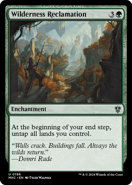 Wilderness Reclamation in the group Magic the Gathering / Types / Enchantment / Enchantment at Proxyprinters.com (43651)