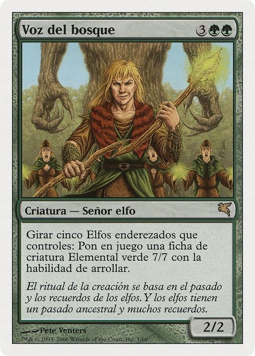 Voice of the Woods in the group Magic the Gathering / Types / Creatures / Elf at Proxyprinters.com (43658)