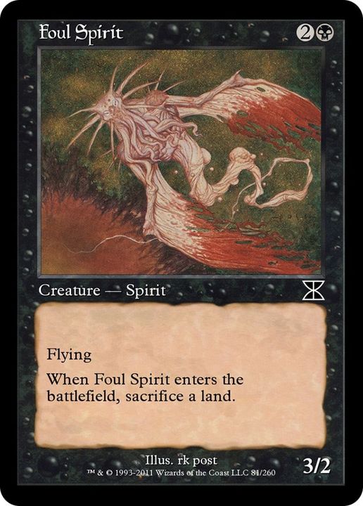 Foul Spirit in the group Magic the Gathering / Types / Colors / Black at Proxyprinters.com (43663)