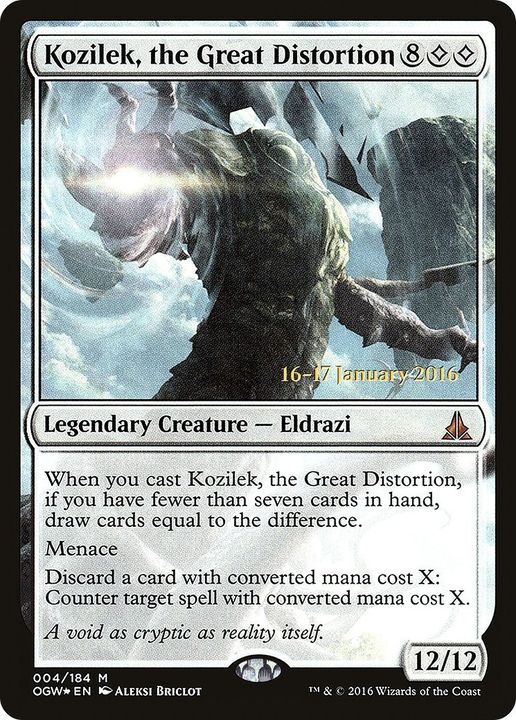 Kozilek, the Great Distortion in the group Magic the Gathering / Types / Colors / Colorless at Proxyprinters.com (43665)