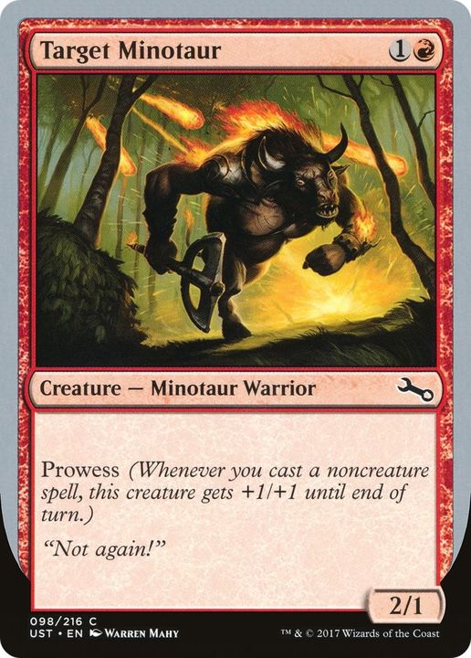 Target Minotaur in the group Magic the Gathering / Types / Creatures / Warrior at Proxyprinters.com (43672)