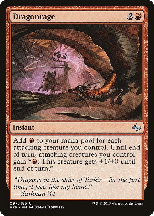 Dragonrage in the group Magic the Gathering / Types / Colors / Red at Proxyprinters.com (43674)