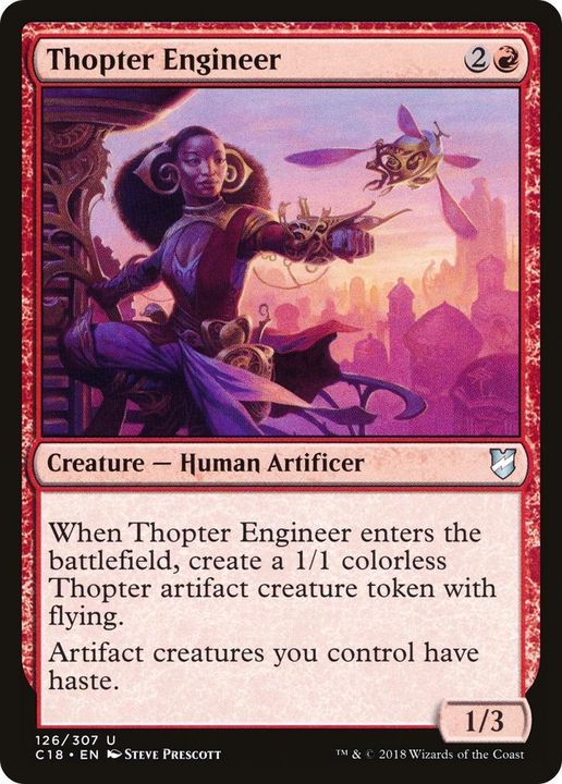 Thopter Engineer in the group Magic the Gathering / Sets / Commander 2018 at Proxyprinters.com (43675)