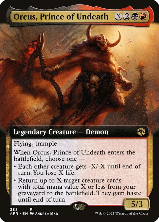 Orcus, Prince of Undeath in the group Magic the Gathering / Sets / Adventures in the Forgotten Realms at Proxyprinters.com (4368)