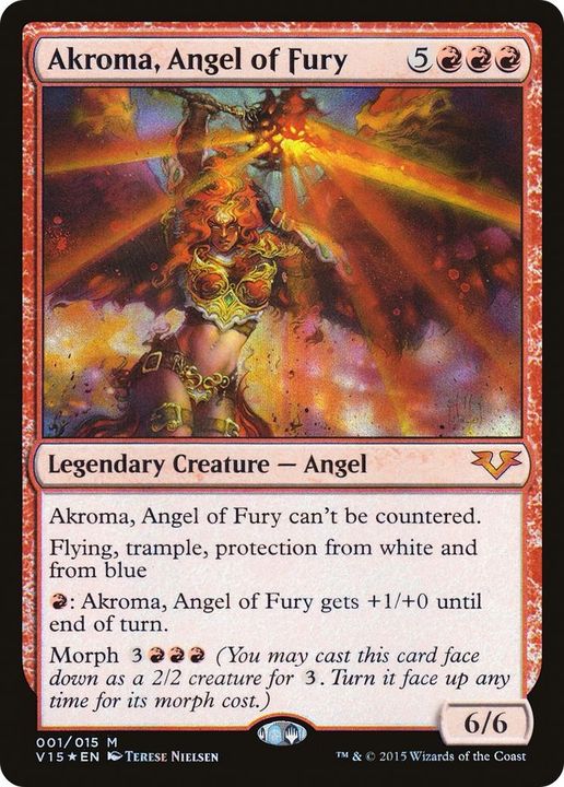 Akroma, Angel of Fury in the group Magic the Gathering / Sets / From the Vault: Angels at Proxyprinters.com (43681)