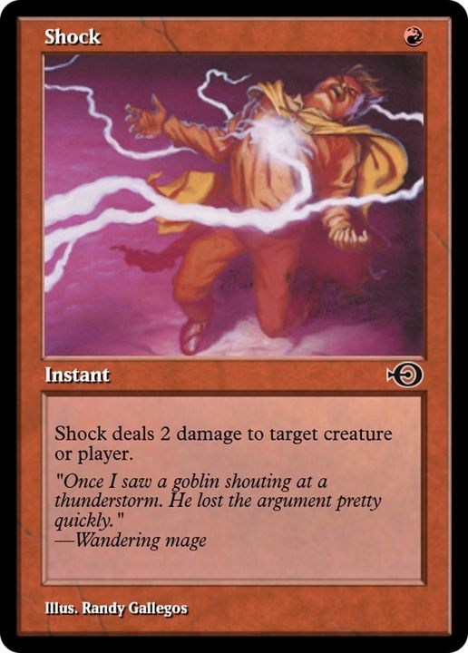 Shock in the group Magic the Gathering / Types / Colors / Red at Proxyprinters.com (43712)