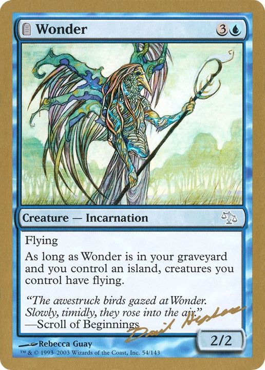 Wonder in the group Magic the Gathering / Types / Colors / Blue at Proxyprinters.com (43719)