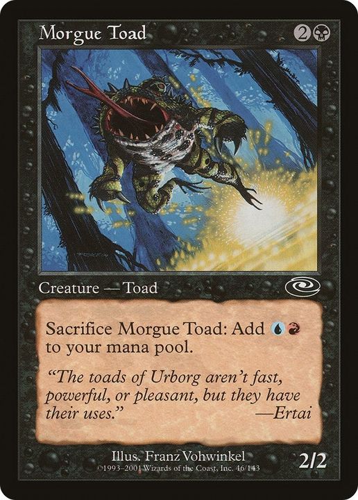 Morgue Toad in the group Magic the Gathering / Types / Colors / Black at Proxyprinters.com (43725)