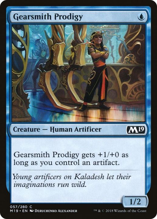 Gearsmith Prodigy in the group Magic the Gathering / Types / Creatures / Human at Proxyprinters.com (43727)