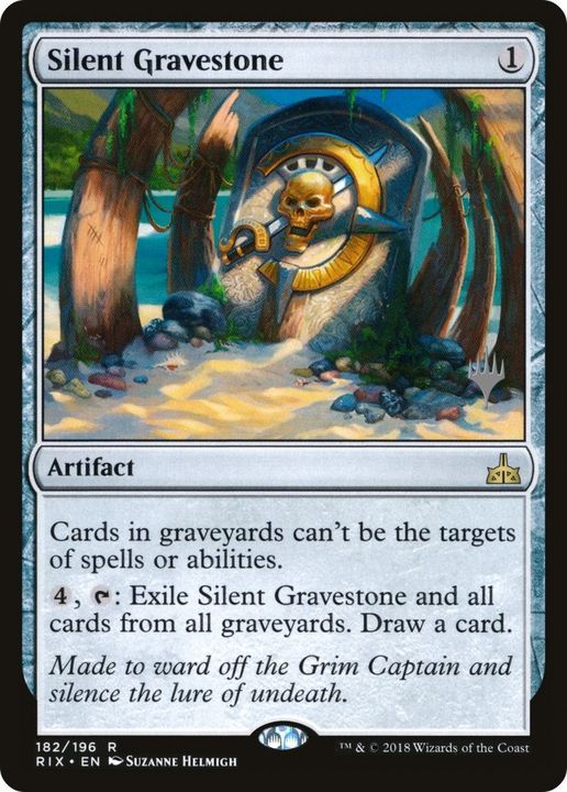 Silent Gravestone in the group Magic the Gathering / Types / Artifacts / Artifact at Proxyprinters.com (43730)