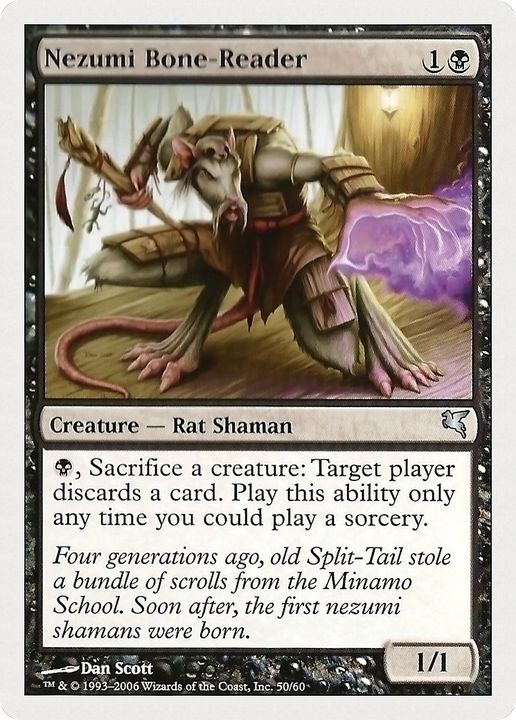 Nezumi Bone-Reader in the group Magic the Gathering / Types / Colors / Black at Proxyprinters.com (43732)