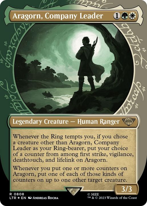 Aragorn, Company Leader in the group Magic the Gathering / Sets / The Lord of the Rings: Tales of Middle-earth at Proxyprinters.com (43737)