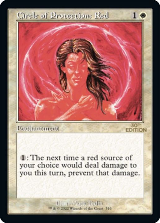 Circle of Protection: Red in the group Magic the Gathering / Types / Enchantment / Enchantment at Proxyprinters.com (43738)