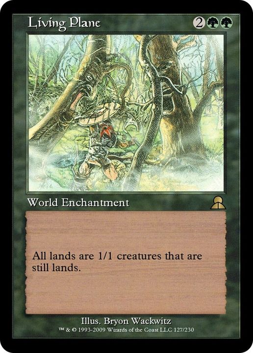 Living Plane in the group Magic the Gathering / Types / Colors / Green at Proxyprinters.com (4374)