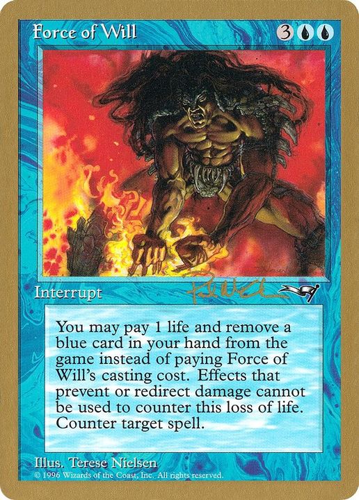 Force of Will in the group Magic the Gathering / Sets / World Championship Decks 1997 at Proxyprinters.com (43767)