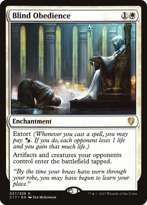 Blind Obedience in the group Magic the Gathering / Sets / Commander 2017 at Proxyprinters.com (43771)