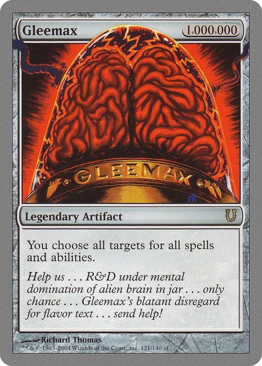 Gleemax in the group Magic the Gathering / Sets / Unhinged Promos at Proxyprinters.com (43775)