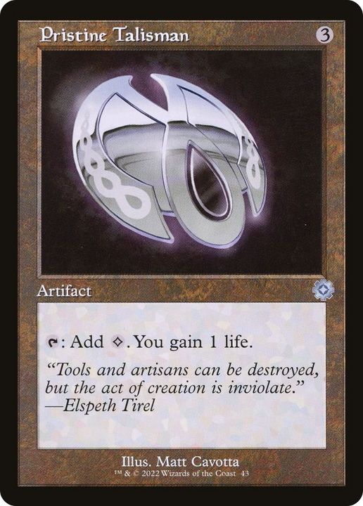 Pristine Talisman in the group Magic the Gathering / Sets / The Brothers' War Retro Artifacts at Proxyprinters.com (43803)