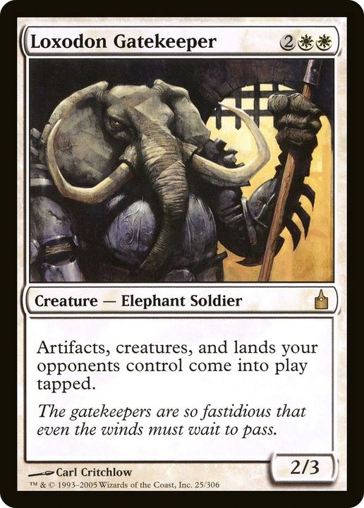 Loxodon Gatekeeper in the group Magic the Gathering / Types / Colors / White at Proxyprinters.com (43810)