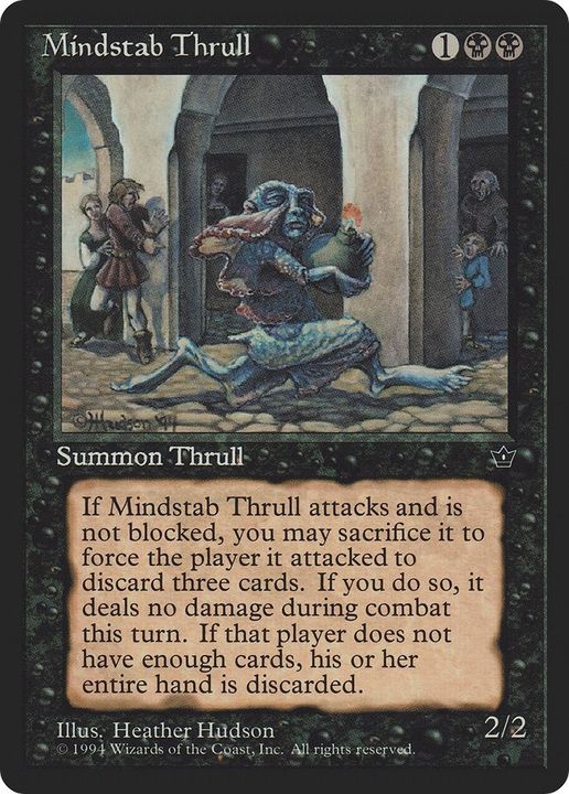 Mindstab Thrull in the group Magic the Gathering / Types / Colors / Black at Proxyprinters.com (43824)