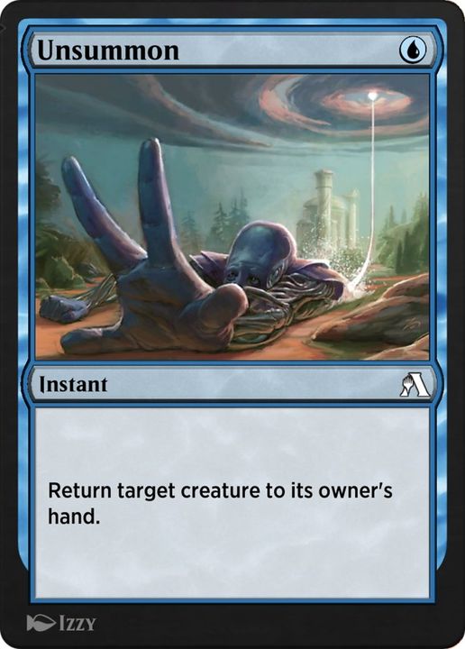 Unsummon in the group Magic the Gathering / Types / Colors / Blue at Proxyprinters.com (43832)