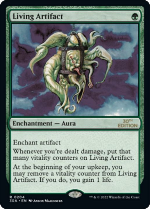 Living Artifact in the group Magic the Gathering / Types / Colors / Green at Proxyprinters.com (43838)