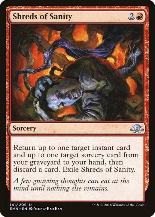 Shreds of Sanity in the group Magic the Gathering / Types / Colors / Red at Proxyprinters.com (43847)