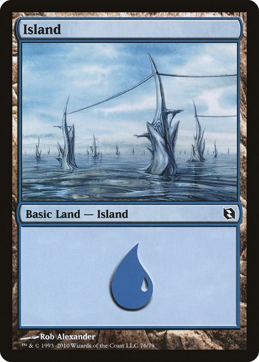 Island in the group Magic the Gathering / Sets / Duel Decks: Elspeth vs. Tezzeret at Proxyprinters.com (4388)