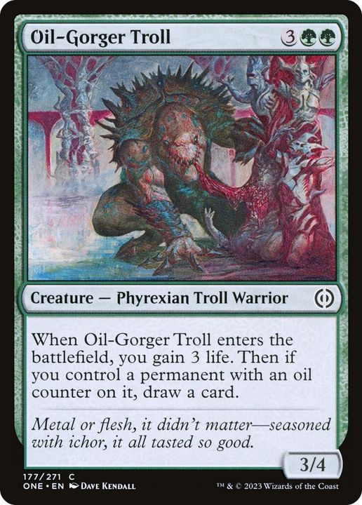 Oil-Gorger Troll in the group Magic the Gathering / Sets / Phyrexia: All Will Be One at Proxyprinters.com (43895)