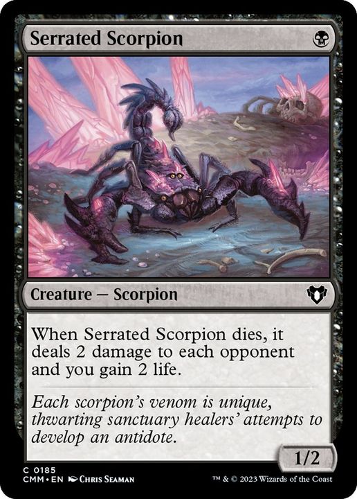 Serrated Scorpion in the group Magic the Gathering / Sets / Commander Masters at Proxyprinters.com (43902)