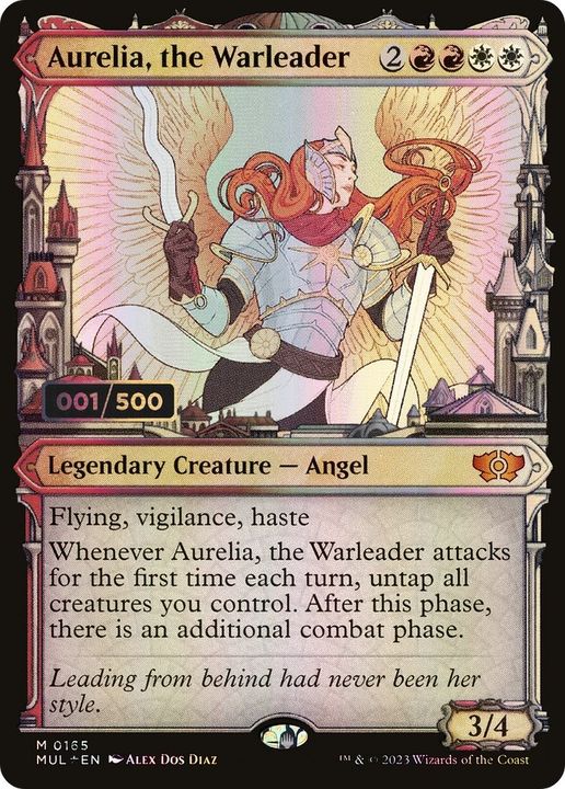 Aurelia, the Warleader in the group Magic the Gathering / Types / Colors / Multicolors / R, W at Proxyprinters.com (43904)