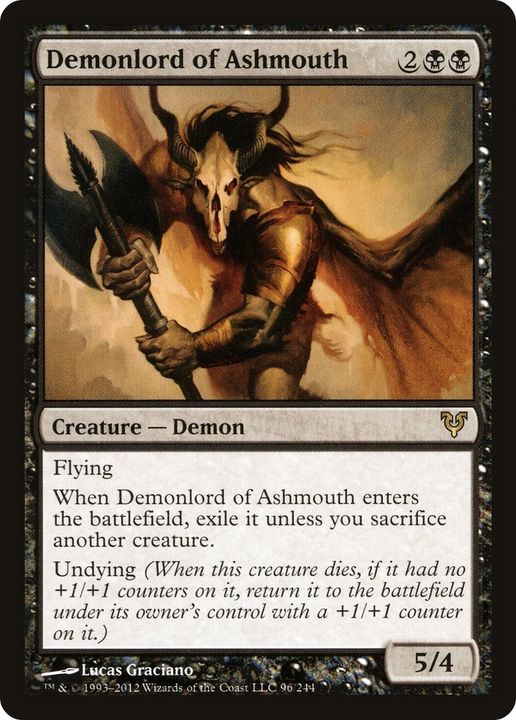 Demonlord of Ashmouth in the group Magic the Gathering / Types / Colors / Black at Proxyprinters.com (43915)