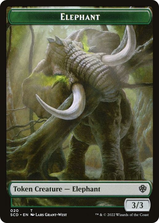 Elephant in the group Magic the Gathering / Types / Colors / Green at Proxyprinters.com (43937)