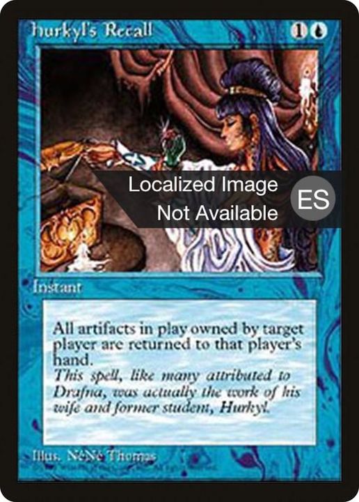 Hurkyl's Recall in the group Magic the Gathering / Sets / Fourth Edition Foreign Black Border at Proxyprinters.com (43940)