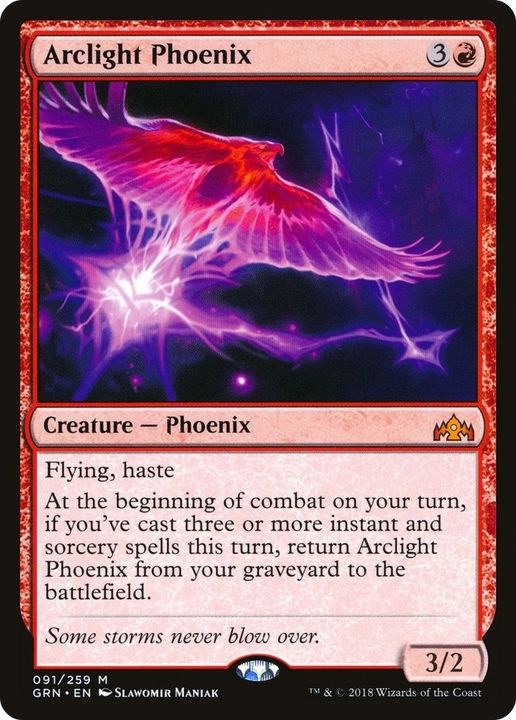 Arclight Phoenix in the group Magic the Gathering / Sets / Guilds of Ravnica at Proxyprinters.com (43960)