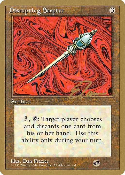 Disrupting Scepter in the group Magic the Gathering / Types / Artifacts / Artifact at Proxyprinters.com (43989)