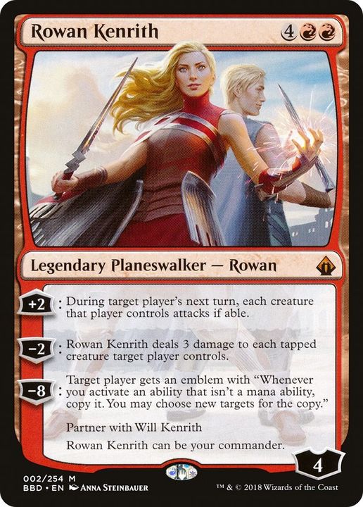 Rowan Kenrith in the group Magic the Gathering / Types / Colors / Red at Proxyprinters.com (43996)