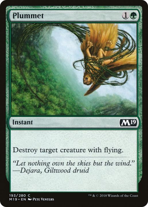 Plummet in the group Magic the Gathering / Types / Colors / Green at Proxyprinters.com (44000)