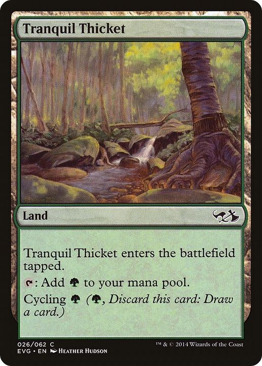 Tranquil Thicket in the group Magic the Gathering / Types / Colors / Colorless at Proxyprinters.com (44027)