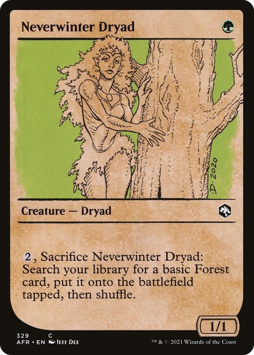 Neverwinter Dryad in the group Magic the Gathering / Types / Colors / Green at Proxyprinters.com (441)