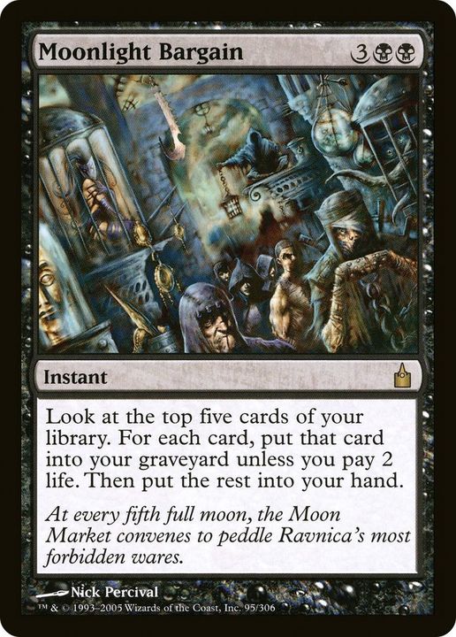 Moonlight Bargain in the group Magic the Gathering / Types / Colors / Black at Proxyprinters.com (44225)