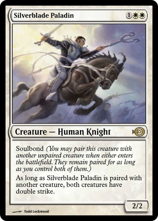 Silverblade Paladin in the group Magic the Gathering / Types / Creatures / Human at Proxyprinters.com (44237)