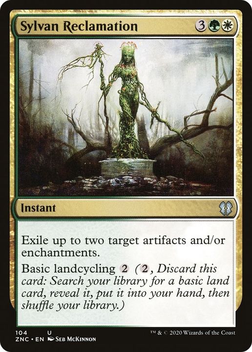 Sylvan Reclamation in the group Magic the Gathering / Sets / Zendikar Rising Commander at Proxyprinters.com (44321)