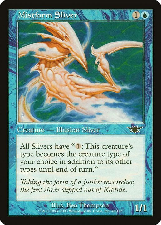 Mistform Sliver in the group Magic the Gathering / Types / Colors / Blue at Proxyprinters.com (44336)