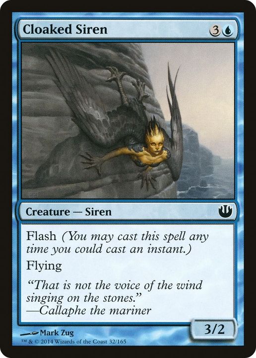 Cloaked Siren in the group Magic the Gathering / Types / Colors / Blue at Proxyprinters.com (44339)