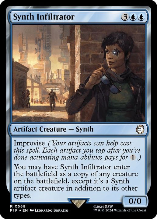 Synth Infiltrator in the group Magic the Gathering / Types / Colors / Blue at Proxyprinters.com (44347)