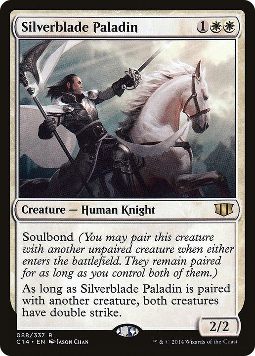 Silverblade Paladin in the group Magic the Gathering / Types / Creatures / Human at Proxyprinters.com (44374)