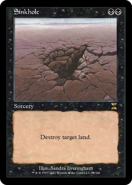 Sinkhole in the group Magic the Gathering / Types / Colors / Black at Proxyprinters.com (44375)