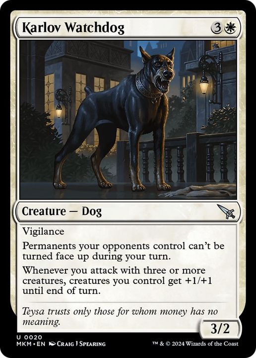 Karlov Watchdog in the group Magic the Gathering / Types / Colors / White at Proxyprinters.com (44390)